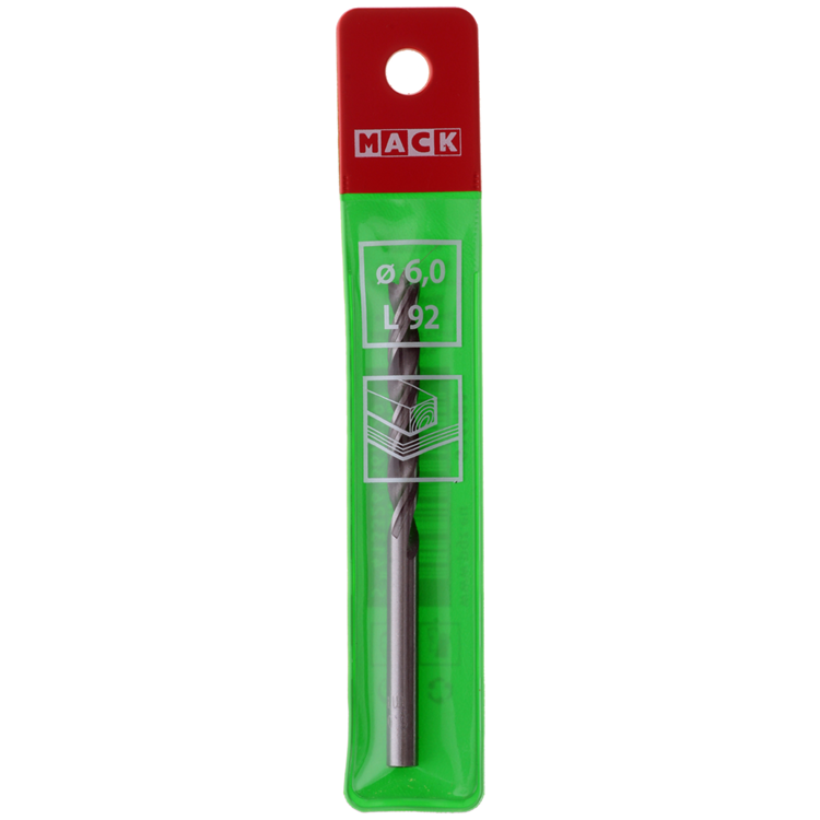 Afbeelding laden in galerijviewer, Mack 1018506 - machinehoutboor + centreerpunt ø 6,0 x 92 mm | 5 stuks
