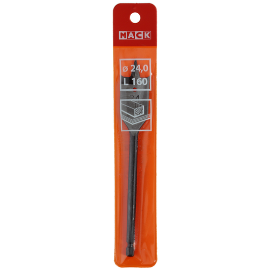 Mack 1018521 - platte houtboor din 7487 ø 24,0 x 160 mm | 5 stuks