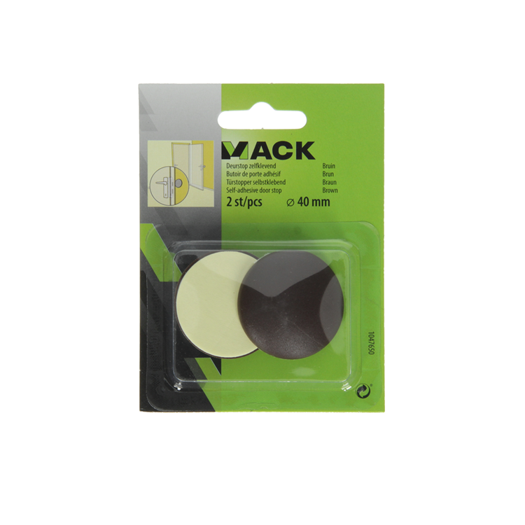 Load image into Gallery viewer, Mack 1047650 - deurstop zelfklevend bruin ø 40 mm 2 st pcs | 6 stuks
