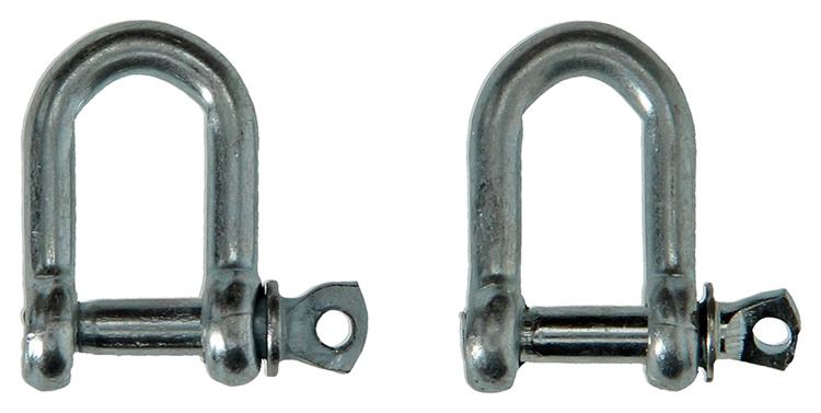 Load image into Gallery viewer, Mack 1008521 - 2 kelven recht 5mm verzinkt | 10 stuks

