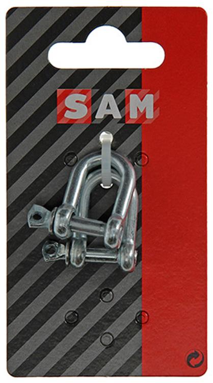 Load image into Gallery viewer, Mack 1008521 - 2 kelven recht 5mm verzinkt | 10 stuks
