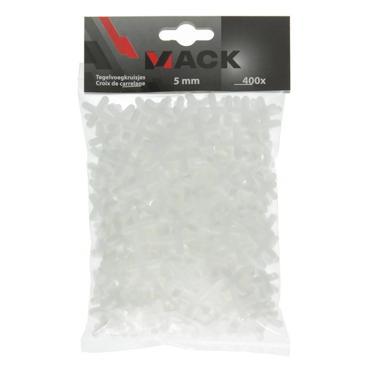 Mack 1066057 - tegelvoegkruisjes 5mm 400st | 5 stuks