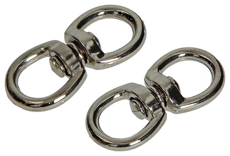 Load image into Gallery viewer, Mack 1008532 - 2 draainagels vernikkeld 20x20mm k | 5 stuks
