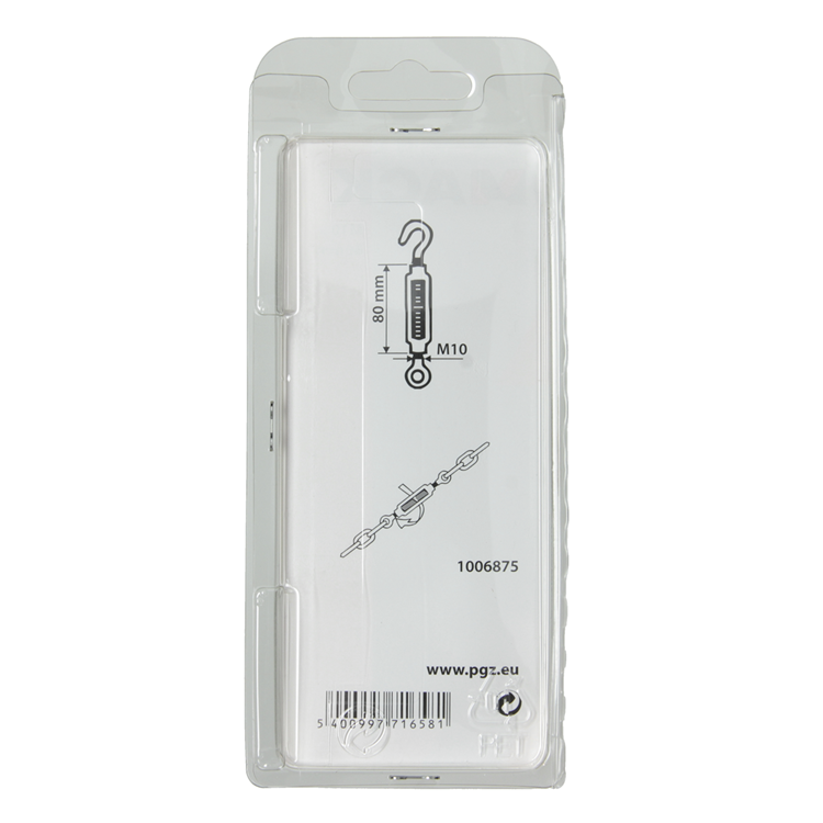 Load image into Gallery viewer, Mack 1006875 - 1 spanner: oog + haak verzinkt m10x80mm bl | 5 stuks
