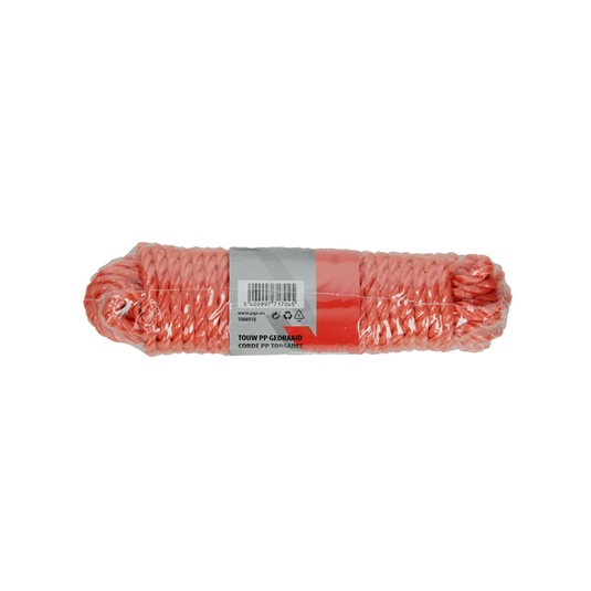 Mack 1006918 - pp gedraaid oranje streng 6mm 10m | 5 stuks