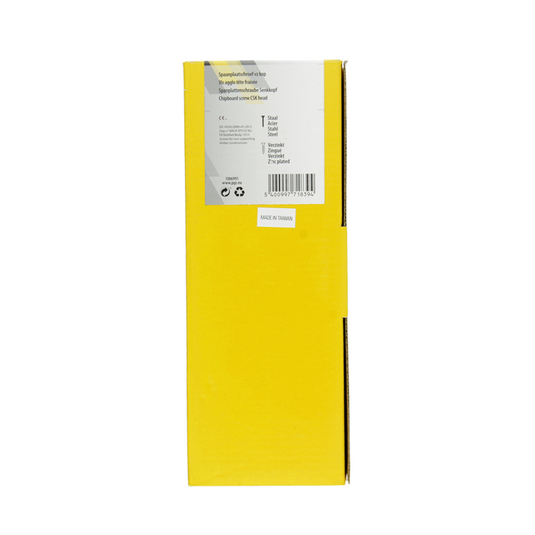 Mack 1006991 - spaanplaatschroef vz kop geelverzinkt 50st 6 x 200mm | 2 stuks
