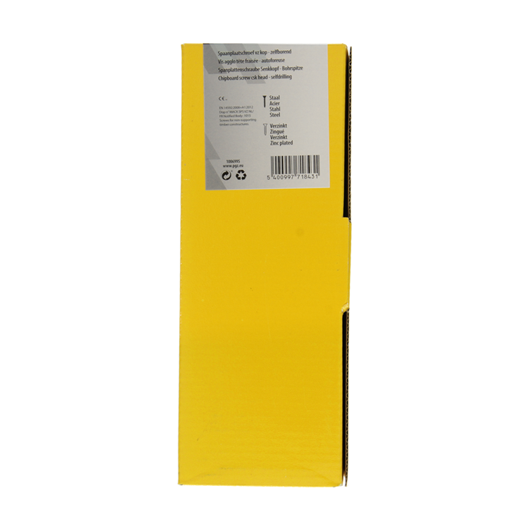 Load image into Gallery viewer, Mack 1006995 - spaanplschrf. vzkop-zelfb geelverzinkt 50st 6 x 180mm | 2 stuks
