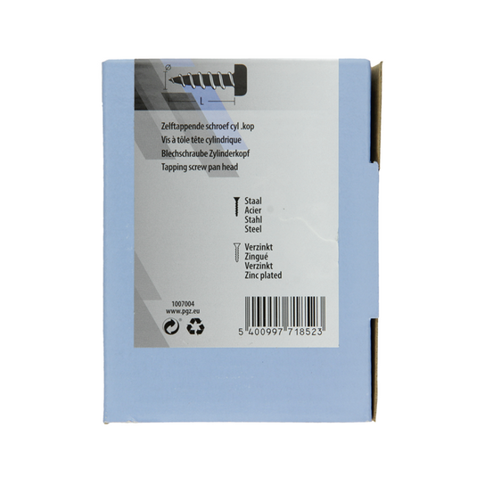 Mack 1007004 - zelftap. schroef cyl. kop 100 100 st 5,5x13mm | 5 stuks