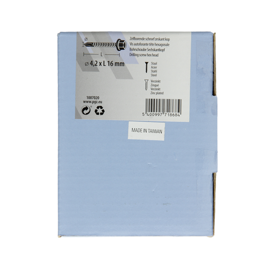 Mack 1007020 - zelfbor. schroef zeskant 200 200 st 4,2x16mm | 5 stuks