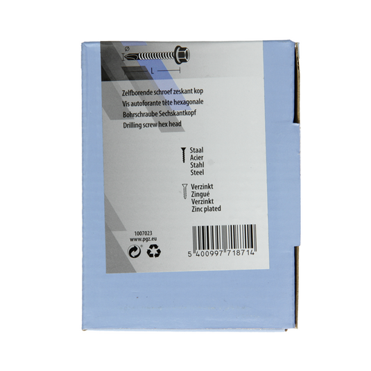 Mack 1007023 - zelfbor. schroef zeskant 100 100 st 4,8x32mm | 5 stuks