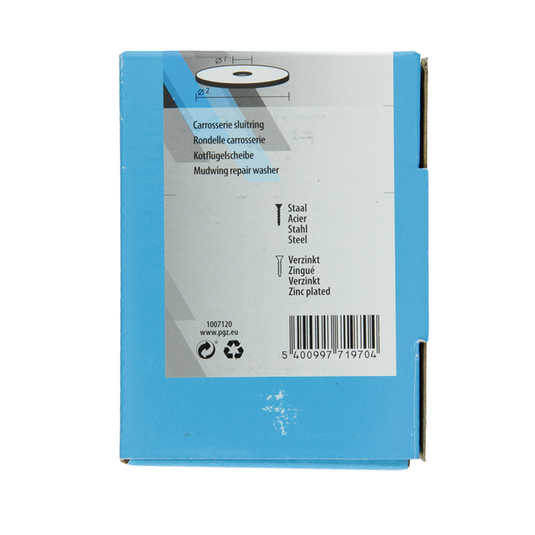 Mack 1007120 - carrosserieringen 200 st 6,5 x 20 mm | 5 stuks