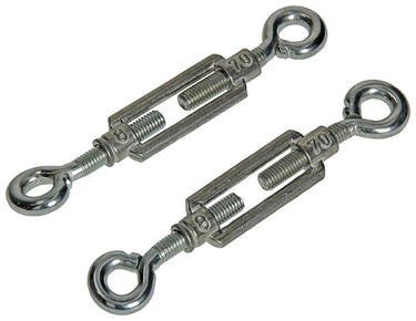 Mack 1008542 - 2 spanners 2 ogen m8 x 70mm verzinkt | 10 stuks
