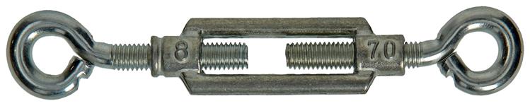 Afbeelding laden in galerijviewer, Mack 1008542 - 2 spanners 2 ogen m8 x 70mm verzinkt | 10 stuks
