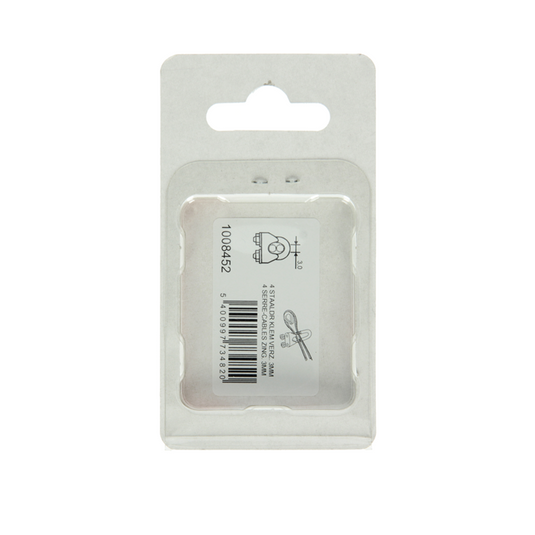 Mack 1008452 - 4 staaldraadklemmen 3mm verzinkt | 10 stuks