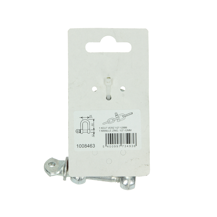 Load image into Gallery viewer, Mack 1008463 - 1 kelf recht 12mm verzinkt | 10 stuks
