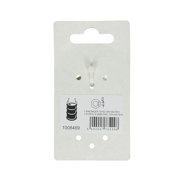 Load image into Gallery viewer, Mack 1008469 - 1 ringmoer din 582 m10 verzinkt | 10 stuks
