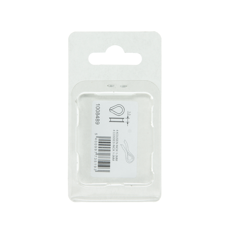 Load image into Gallery viewer, Mack 1008489 - 4 kousen 2mm inox | 10 stuks

