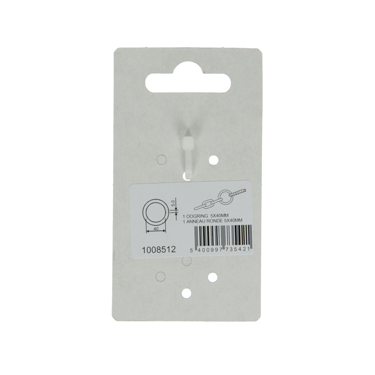 Load image into Gallery viewer, Mack 1008512 - 1 oogring dichtgelast 5 x 40mm verzinkt | 10 stuks
