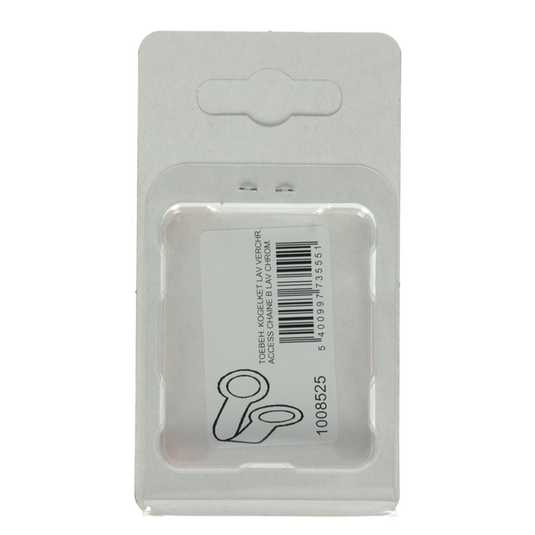 Mack 1008525 - toebehoren kogelketting lavabo verchroomd k | 5 stuks