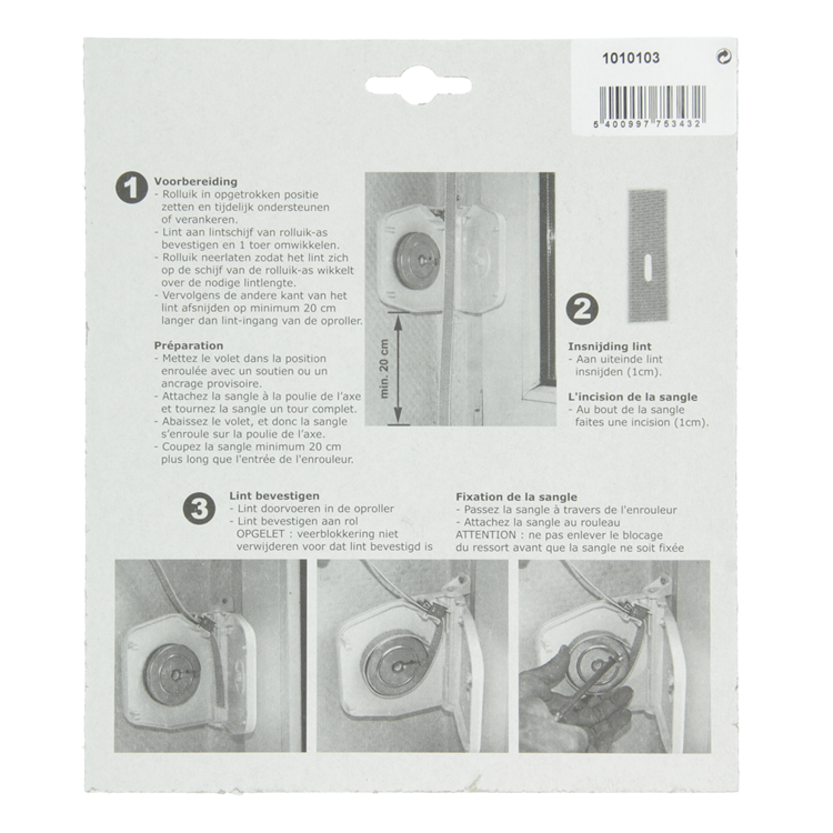 Load image into Gallery viewer, Mack 1010103 - 1 lintoproller orienteerbaar bruin 6m 14mm | 5 stuks
