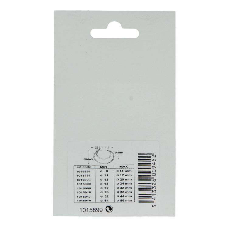 Afbeelding laden in galerijviewer, Mack 1015899 - slangklem verz 15-24mm 2st | 10 stuks
