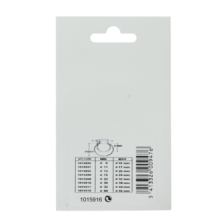 Afbeelding laden in galerijviewer, Mack 1015916 - slangklem verz 26-38mm 2st | 10 stuks

