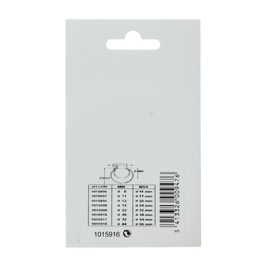 Mack 1015916 - slangklem verz 26-38mm 2st | 10 stuks