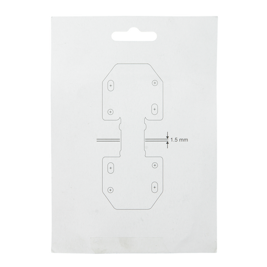 Mack 1013624 - 2 opzetveerscharnieren vernikkeld easy-line | 5 stuks
