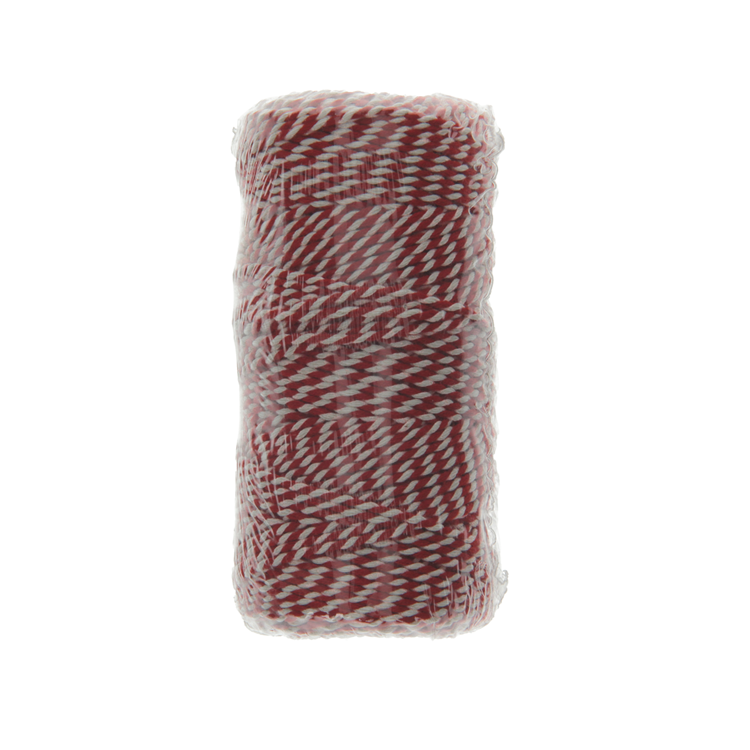 Load image into Gallery viewer, Mack 1014100 - paktouw jute rood wit 1mm ca 90m | 10 stuks
