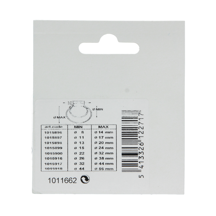 Load image into Gallery viewer, Mack 1011662 - slangklem inox 16-27mm 2st | 12 stuks
