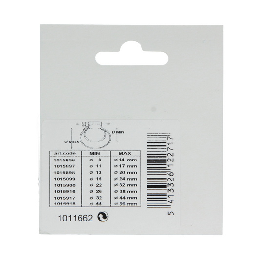 Mack 1011662 - slangklem inox 16-27mm 2st | 12 stuks