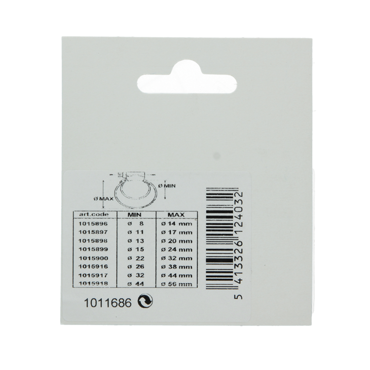 Load image into Gallery viewer, Mack 1011686 - slangklem verz 15-17mm 2st | 12 stuks
