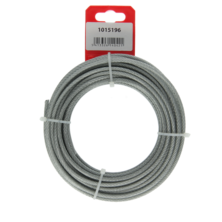 Load image into Gallery viewer, Mack 1015196 - staalkabel pvc mantel 6x7 10m 3-4mm wll 100kg din en12385-4 | 5 stuks
