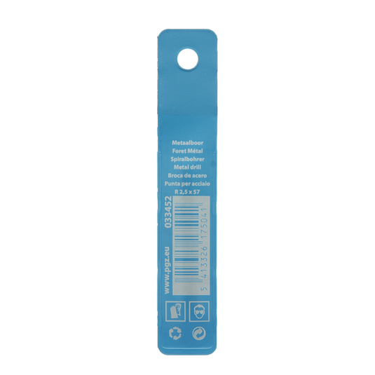 Mack 1018178 - universeelboor hss r ø 2,5 x 57 mm 2st | 5 stuks