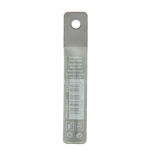 Mack 1018198 - metaalboor hss co5% din 338 ø 4,2 x 75 mm | 5 stuks