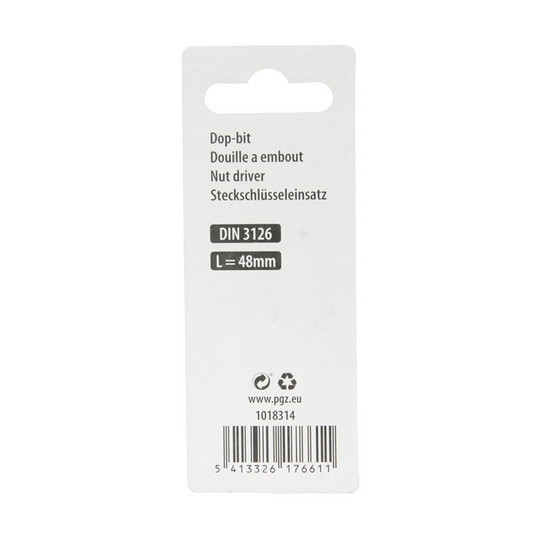 Mack 1018314 - zeskantdop-bit magnet. 10mm | 5 stuks