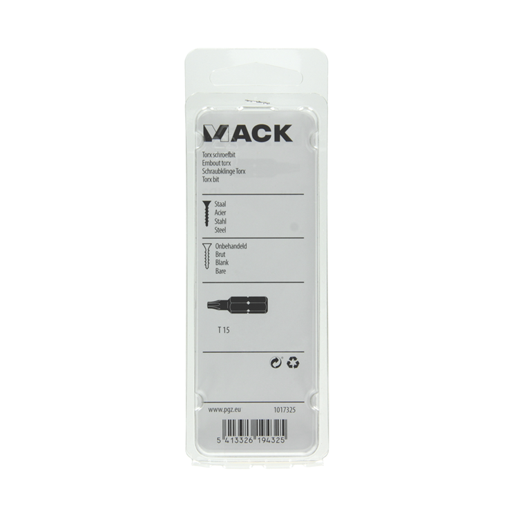 Load image into Gallery viewer, Mack 1017325 - torx schroefbit staal onbehandeld 2 st t 15 | 10 stuks
