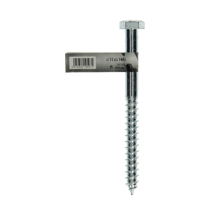 Load image into Gallery viewer, Mack 1017430 - houtdraadbout staal verzinkt 1 st 12 x 140 mm | 10 stuks
