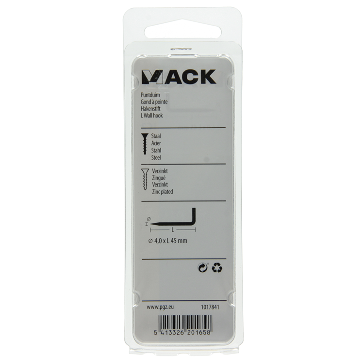 Load image into Gallery viewer, Mack 1017841 - puntduim staal verzinkt 7 st 4,0 x 45 mm | 10 stuks
