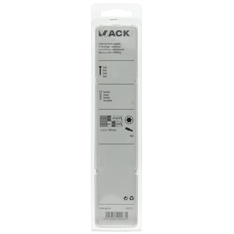 Load image into Gallery viewer, Mack 1019727 - regelschroef verzinkt 10 st 6 x 100 mm | 5 stuks
