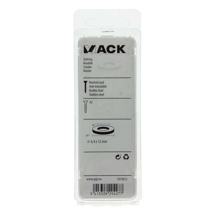 Load image into Gallery viewer, Mack 1019872 - sluitring inox a2 16 st m6 | 10 stuks
