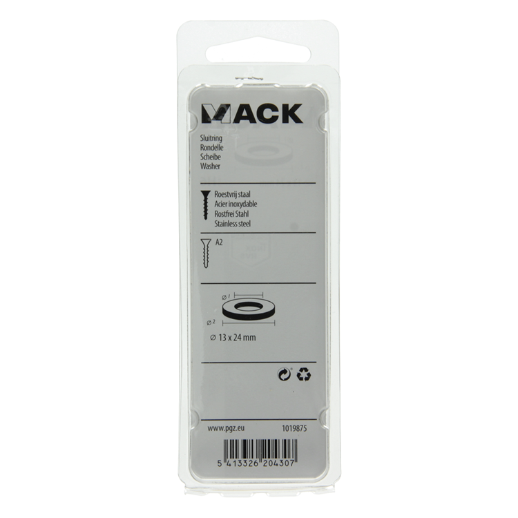 Load image into Gallery viewer, Mack 1019875 - sluitring inox a2 6 st m12 | 10 stuks
