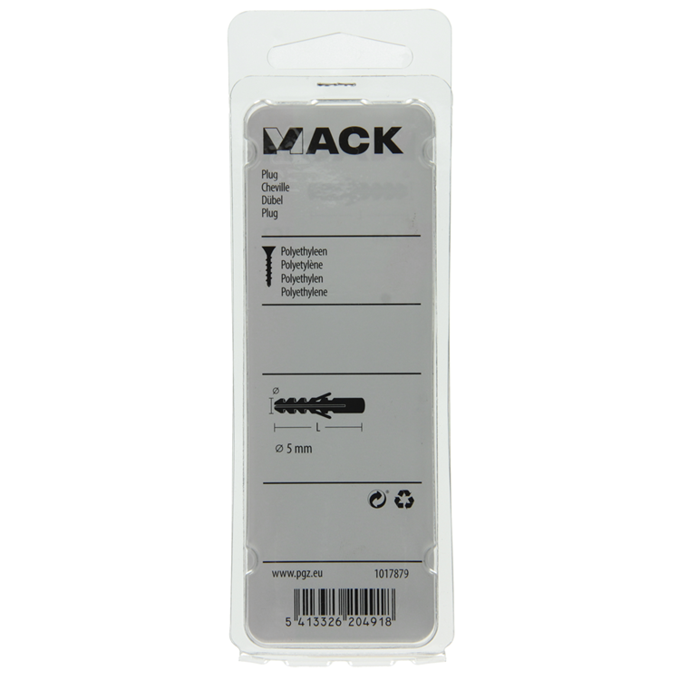 Load image into Gallery viewer, Mack 1017879 - plug polyethyleen 30 st 5 mm | 10 stuks
