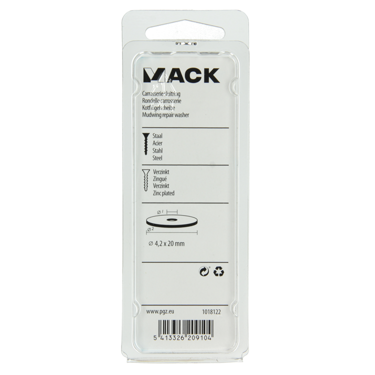Load image into Gallery viewer, Mack 1018122 - carrosserie sluitring verzinkt80 st 4,2 x 20 mm | 5 stuks
