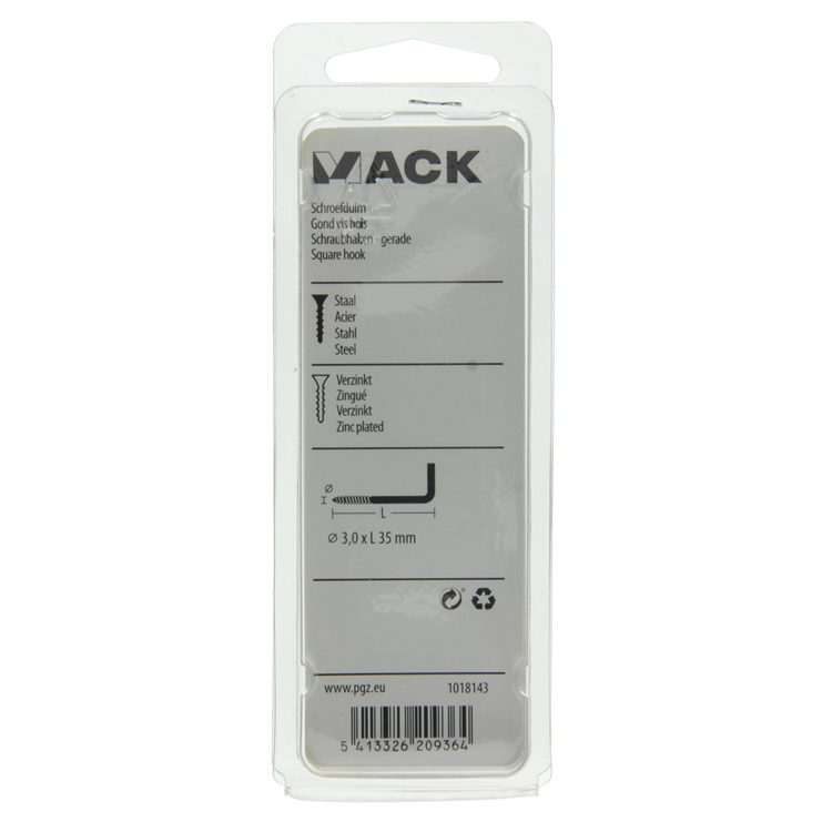 Load image into Gallery viewer, Mack 1018143 - schroefduim staal verzinkt 48 st 3,0 x 35 mm | 5 stuks
