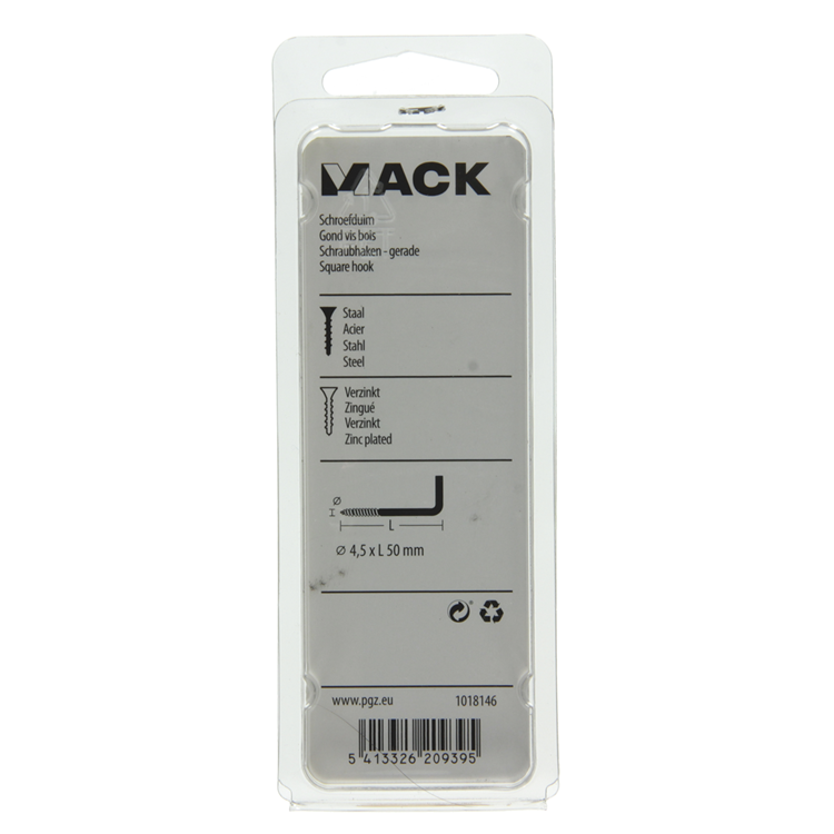 Load image into Gallery viewer, Mack 1018146 - schroefduim staal verzinkt 24 st 4,5 x 50 mm | 5 stuks
