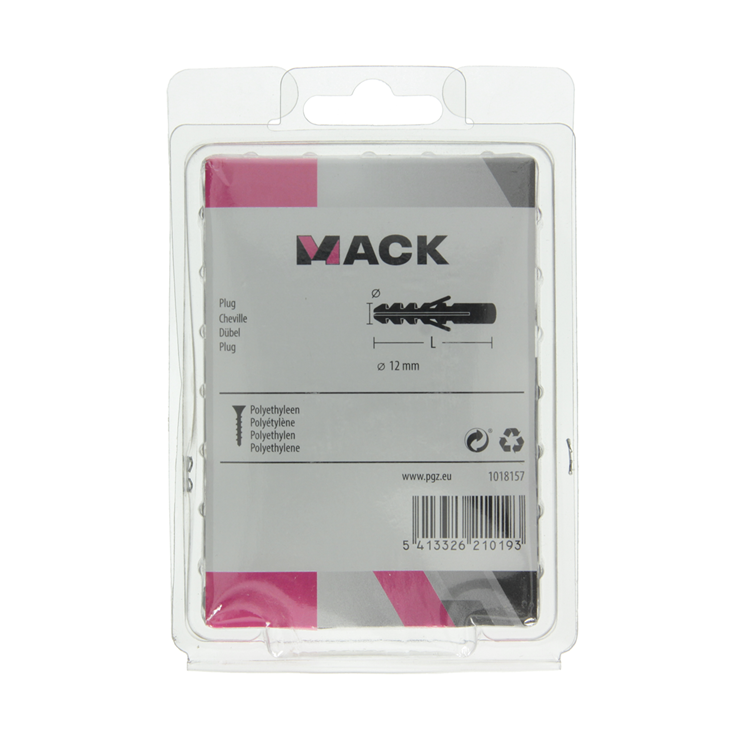 Load image into Gallery viewer, Mack 1018157 - plug polyethyleen 25 st 12mm | 3 stuks

