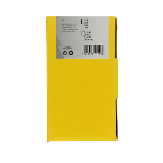 Mack 1020106 - spaanplaatschroef vz kop geel vz 200 st 4,5 x 50 mm | 2 stuks