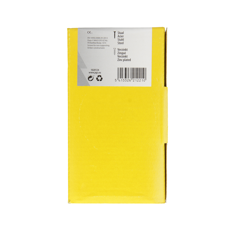 Load image into Gallery viewer, Mack 1020124 - spaanplaatschroef vz kop geel vz 100 st 6,0 x 70 mm | 2 stuks
