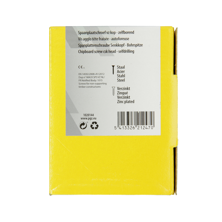 Load image into Gallery viewer, Mack 1020144 - spaanplaatschroef vz kp-zelfb.gvz 200st 4,5 x 35 mm | 5 stuks
